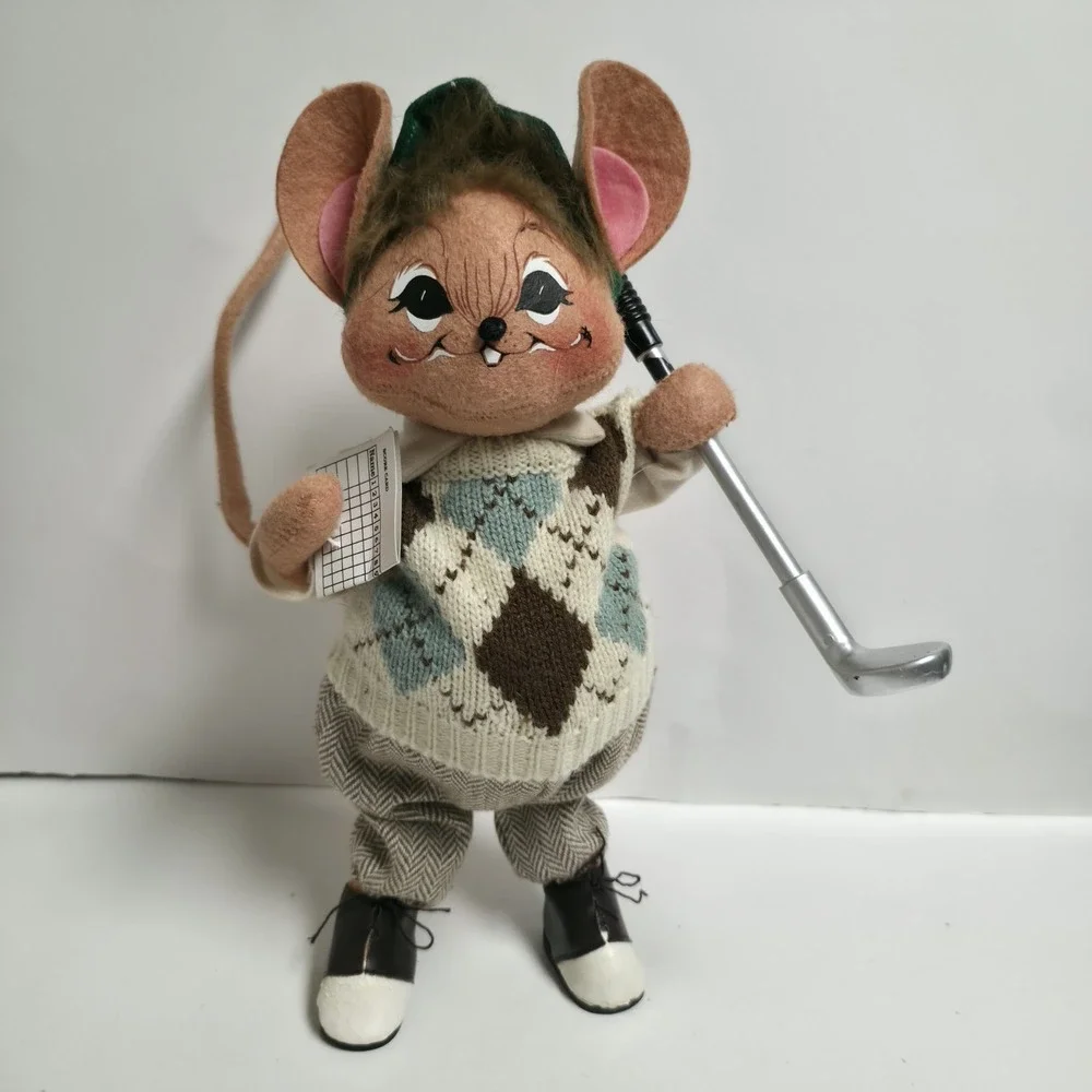 Vintage Annalee Mobilitee Golfer Mouse 12